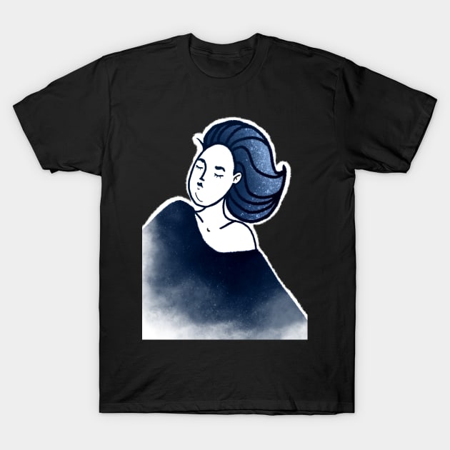 night stars lady T-Shirt by barbasantara